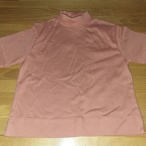 Nwt The Sunday Collective Mock Neck Girls Size 6-7, Cedarwood